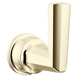 BRIZO Beauclere Single Robe Hook — Polished Nickel