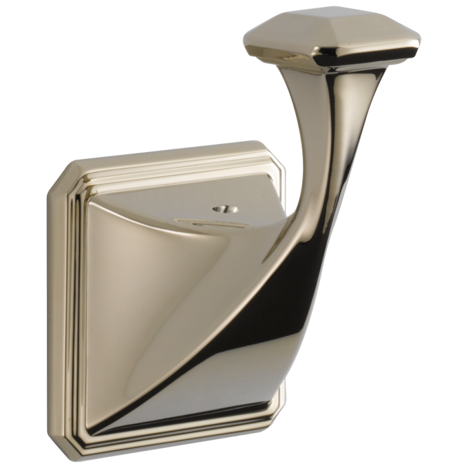 BRIZO Virage Robe Hook — Polished Nickel