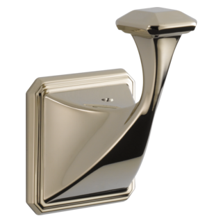 BRIZO Virage Robe Hook — Polished Nickel