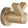 BRIZO Litze Double Robe Hook — Luxe Gold