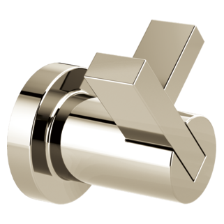 BRIZO Litze Double Robe Hook — Polished Nickel