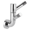 BRIZO Litze Rotating Double Robe Hook With Knurling — Chrome