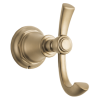 BRIZO Rook Double Robe Hook — Luxe Gold