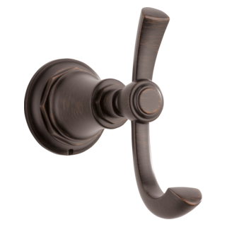 BRIZO Rook Double Robe Hook — Venetian Bronze
