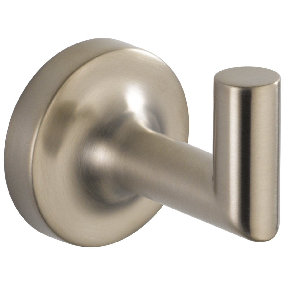 BRIZO Odin Single Robe Hook — Brushed Nickel