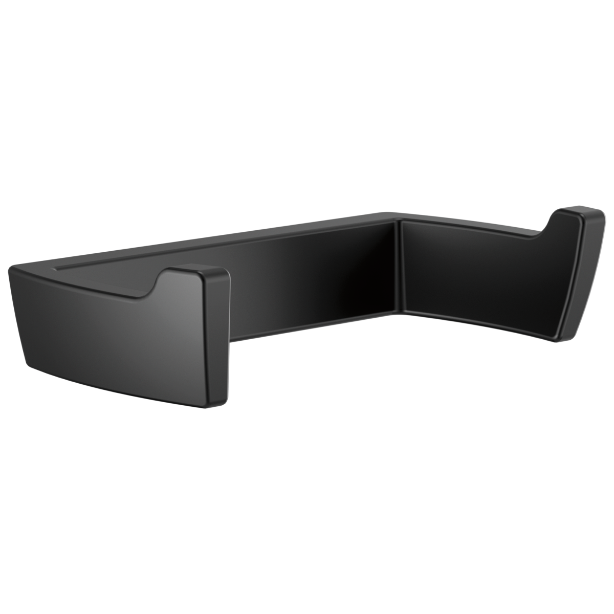 BRIZO Vettis Double Robe Hook — Matte Black