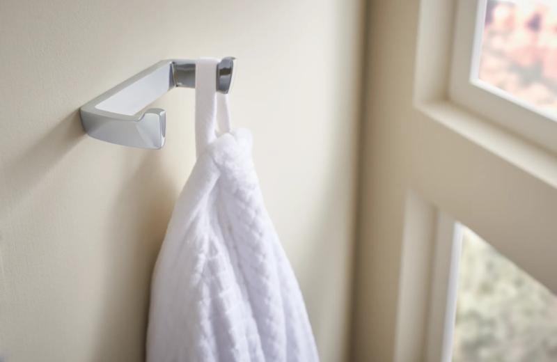 BRIZO Vettis Double Robe Hook — Chrome