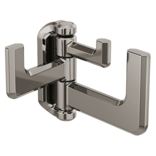 BRIZO Levoir Hinged Robe Hook — Brilliance Black Onyx