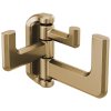 BRIZO Levoir Hinged Robe Hook — Luxe Gold