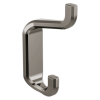 BRIZO Levoir Double Robe Hook — Brilliance Black Onyx