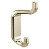 BRIZO Levoir Double Robe Hook — Polished Nickel