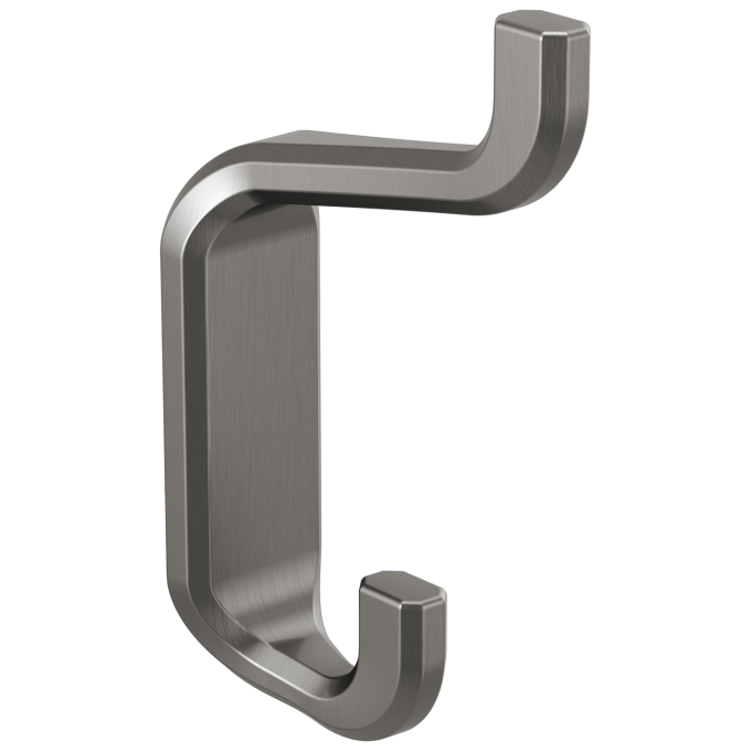 BRIZO Levoir Double Robe Hook — Luxe Steel