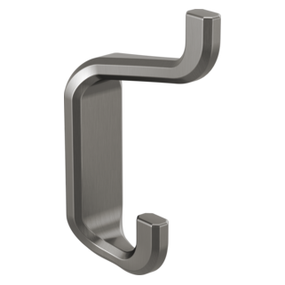 BRIZO Levoir Double Robe Hook — Luxe Steel