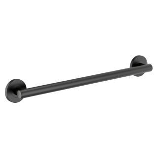 BRIZO 24" Linear Round Grab Bar — Matte Black