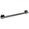 BRIZO 24" Linear Round Grab Bar — Brilliance Black Onyx