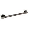 BRIZO 24" Linear Round Grab Bar — Brilliance Black Onyx