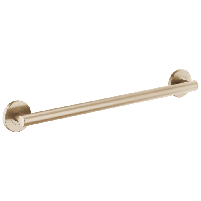 BRIZO 24" Linear Round Grab Bar — Luxe Gold