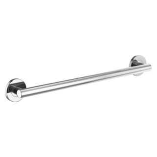 BRIZO 24" Linear Round Grab Bar — Chrome