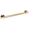 BRIZO 24" Linear Round Grab Bar — Polished Gold