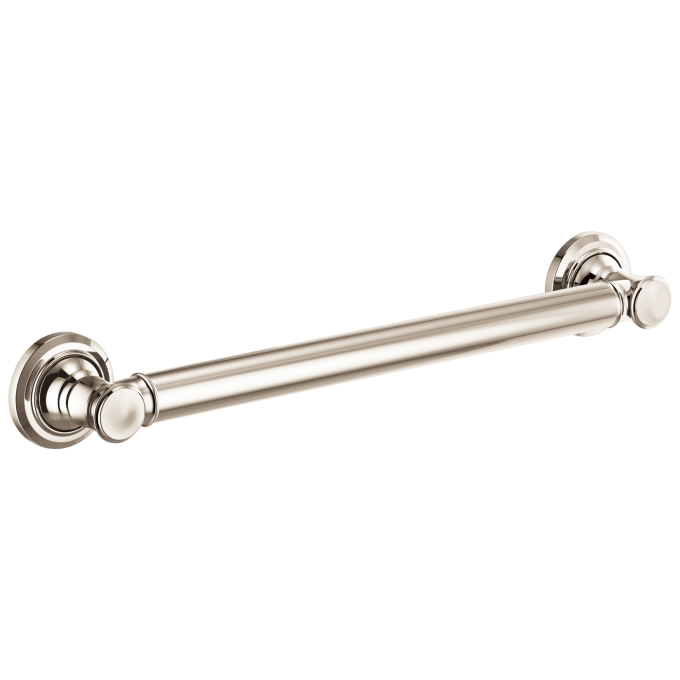BRIZO 18" Classic Grab Bar — Polished Nickel