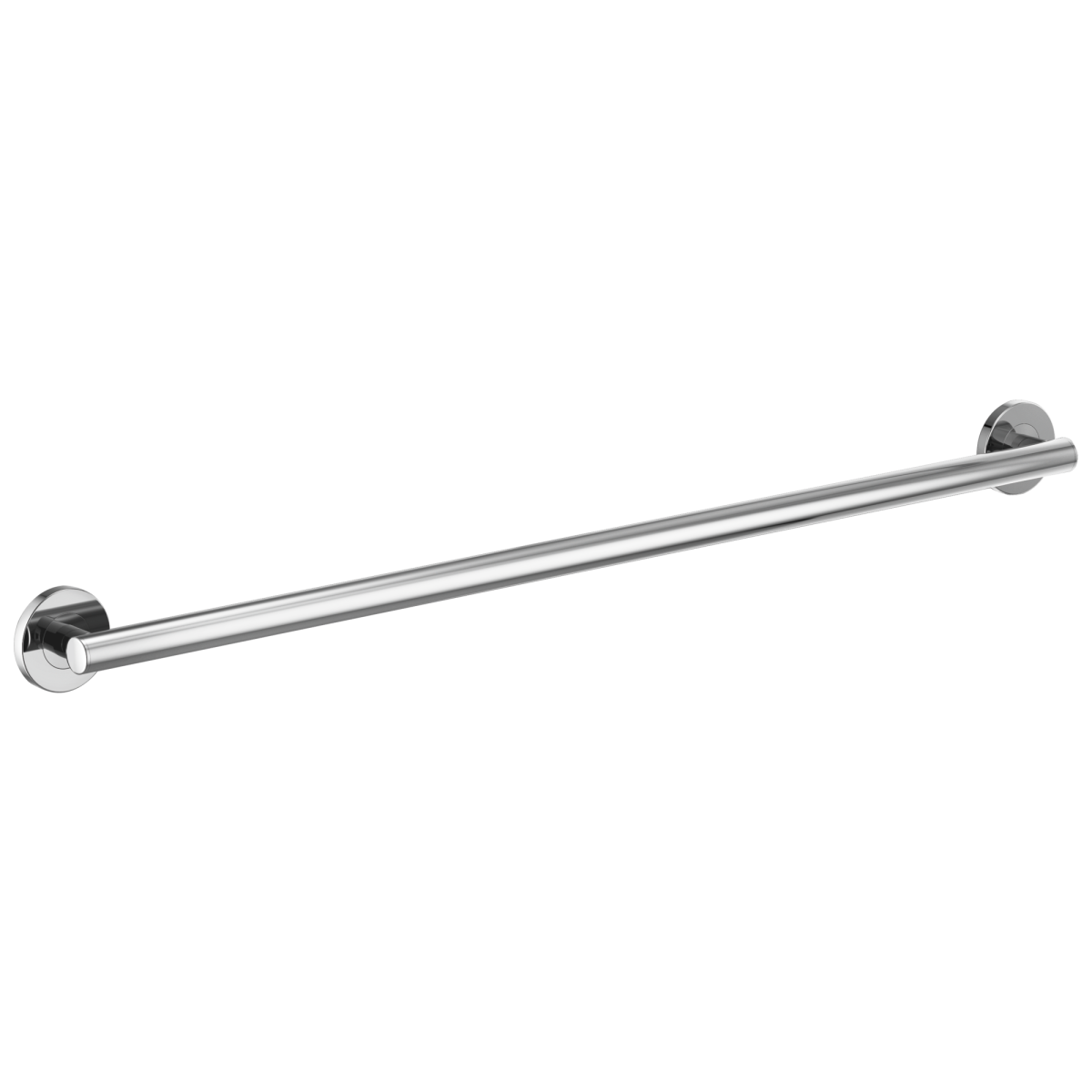 BRIZO 42" Linear Round Grab Bar — Chrome