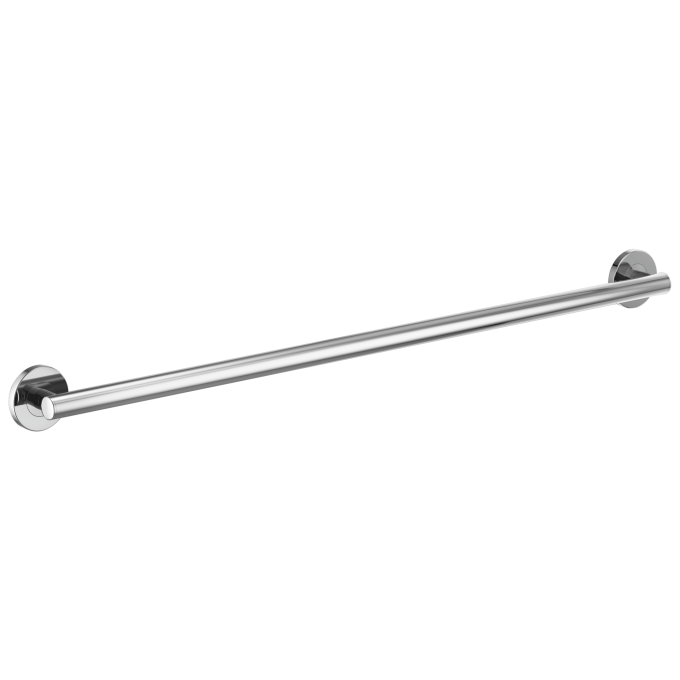 BRIZO 42" Linear Round Grab Bar — Chrome