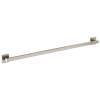BRIZO 42" Linear Square Grab Bar — Luxe Nickel