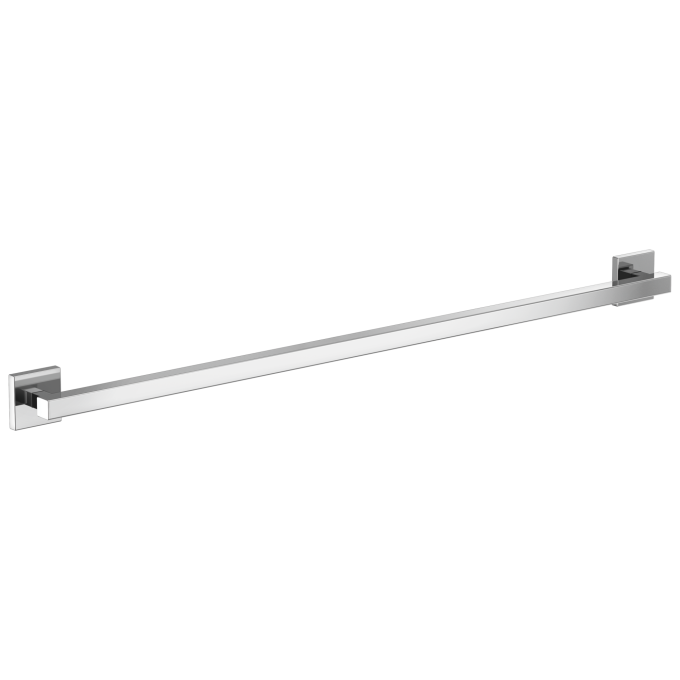 BRIZO 42" Linear Square Grab Bar — Chrome