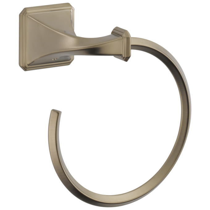 BRIZO Virage Towel Ring — Brushed Nickel
