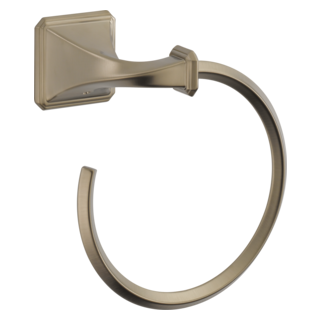 BRIZO Virage Towel Ring — Brushed Nickel