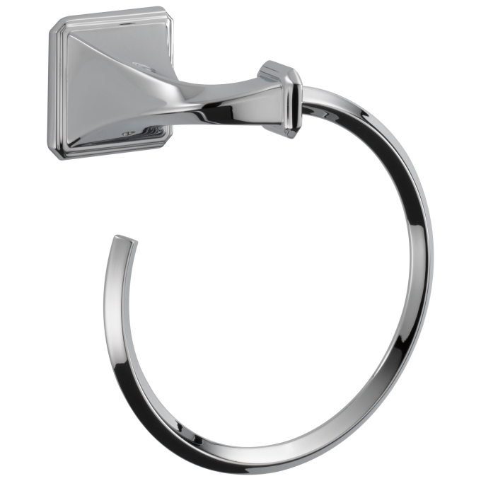 BRIZO Virage Towel Ring — Chrome