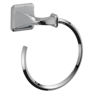 BRIZO Virage Towel Ring — Chrome