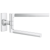 BRIZO Kintsu 8" Pivoting Towel Bar — Chrome