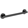BRIZO 18" Linear Round Grab Bar — Matte Black