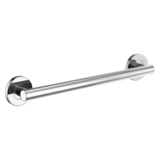 BRIZO 18" Linear Round Grab Bar — Chrome
