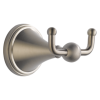 BRIZO Traditional Double Robe Hook — Brushed Nickel