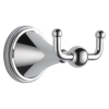BRIZO Traditional Double Robe Hook — Chrome
