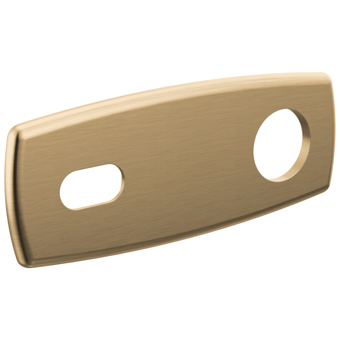 BRIZO Allaria Optional Wall Plate Lavatory Escutcheon — Luxe Gold