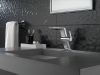 DELTA Pivotal Single Handle Mid-Height Vessel Bathroom Faucet — Lumicoat® Chrome