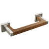 BRIZO Frank Lloyd Wright Drawer Pull — Luxe Nickel / Teak Wood