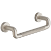 BRIZO Litze Drawer Pull With Knurling — Luxe Nickel