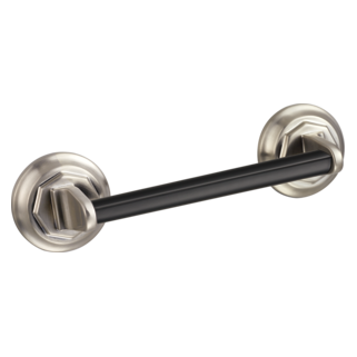 BRIZO Rook Drawer Pull — Luxe Nickel  /Matte Black