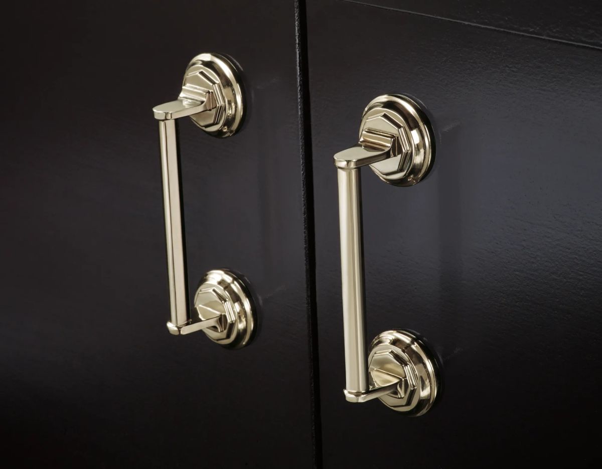 BRIZO Rook Drawer Pull — Polished Nickel