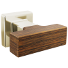 BRIZO Frank Lloyd Wright Drawer Knob — Polished Nickel Wood