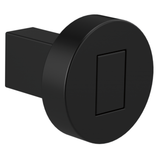 BRIZO Litze Drawer Knob — Matte Black