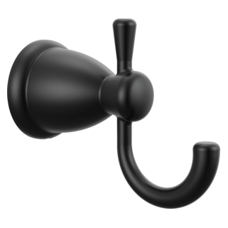 DELTA Foundations Robe Hook — Matte Black