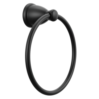 DELTA Foundations Towel Ring — Matte Black
