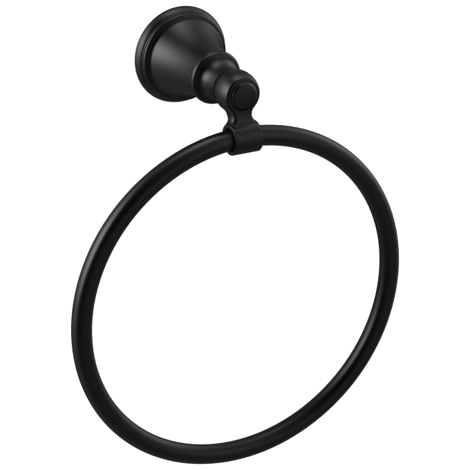 DELTA Woodhurst Towel Ring — Matte Black