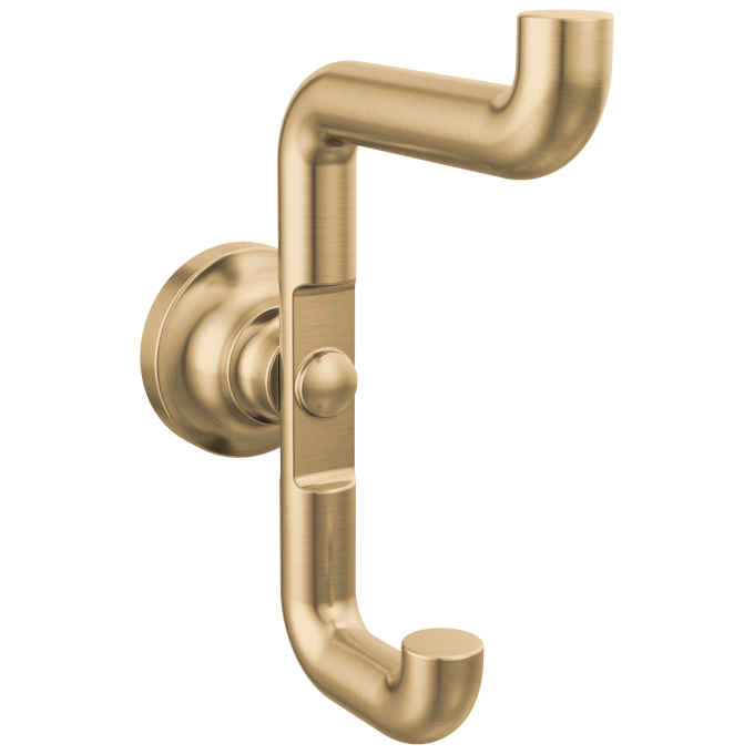DELTA Saylor Double Robe Hook — Champagne Bronze