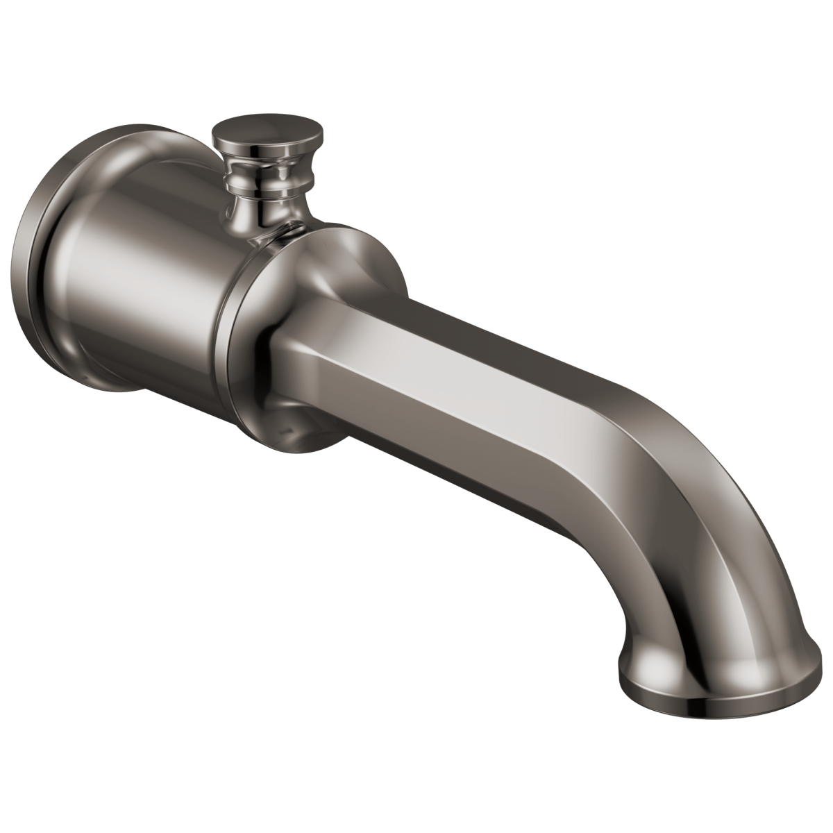 BRIZO Beauclere Diverter Tub Spout — Brilliance Black Onyx